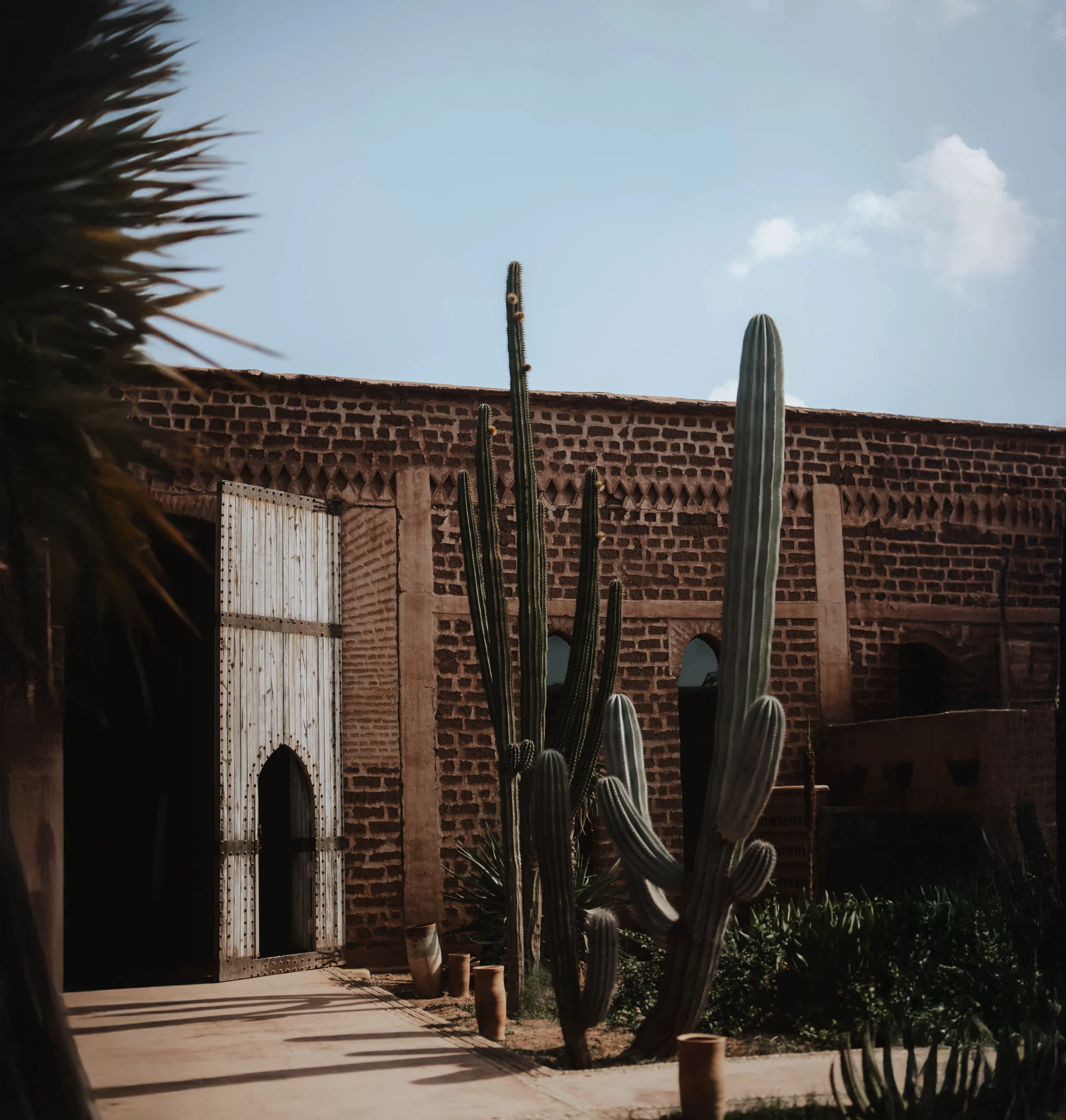 A breathtaking view of the Moroccan mountain range, capturing the vastness and beauty of the desert landscape