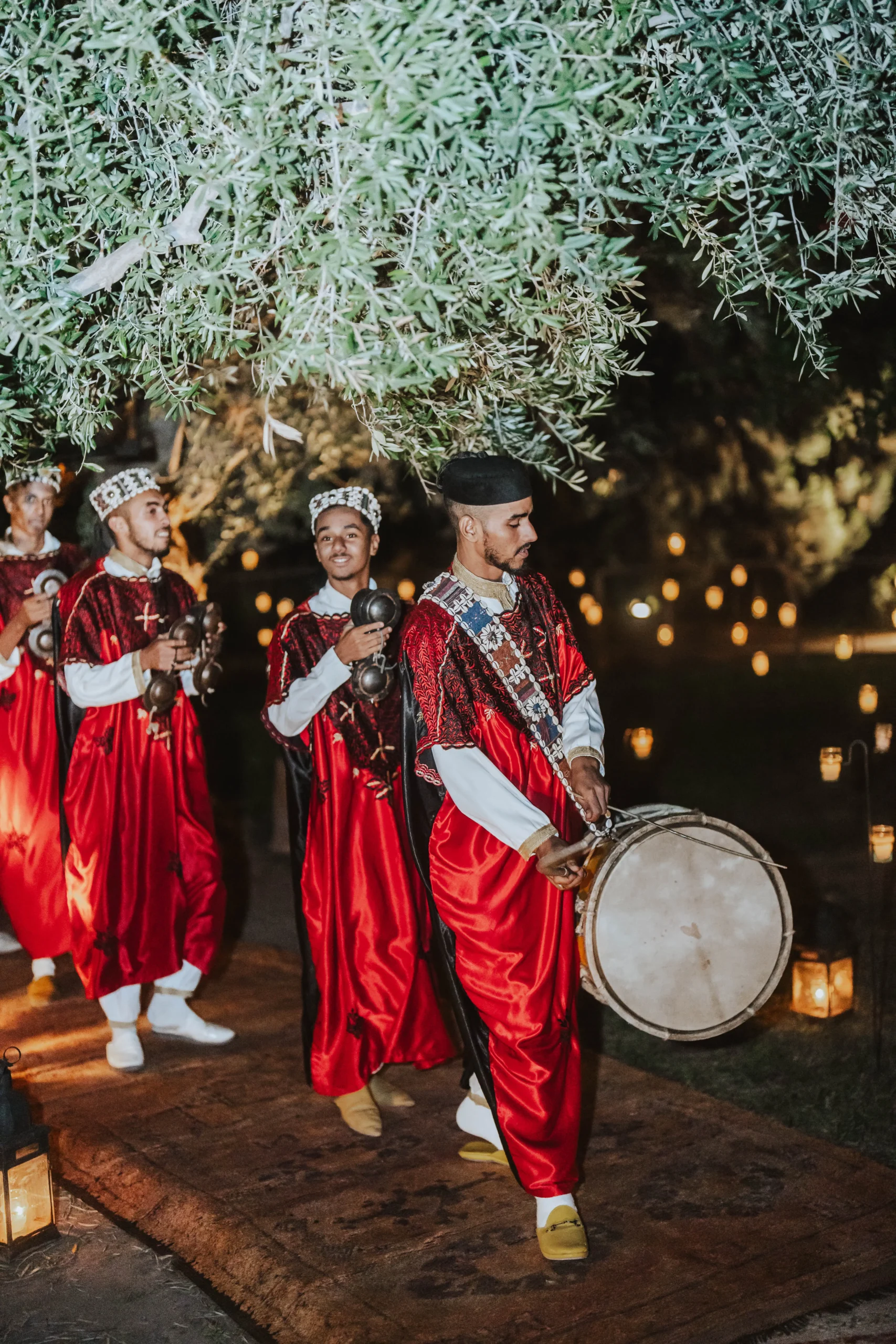 Moroccan wedding musicians in Marrakech