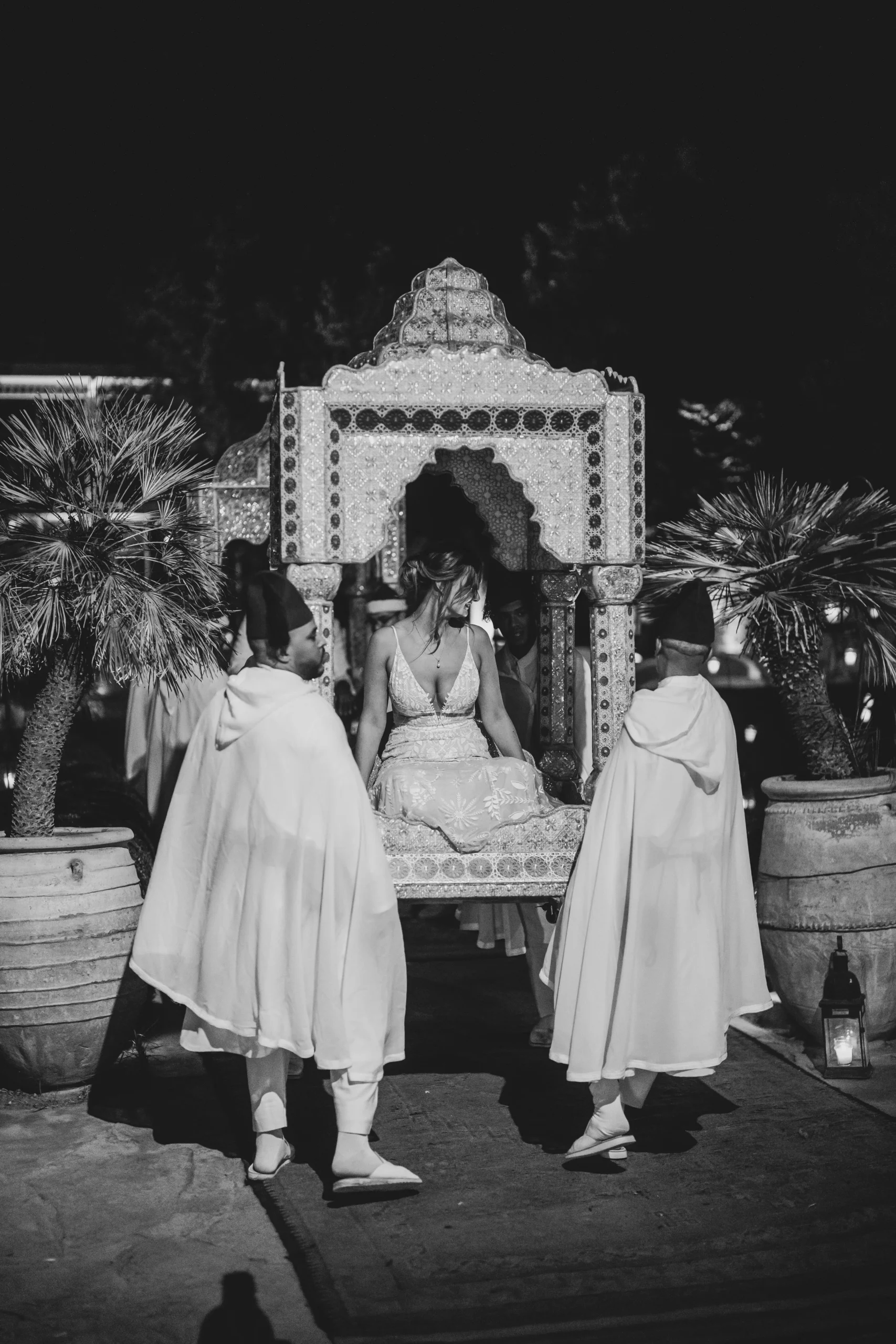 Moroccan wedding ceremony at luxury riad in Marrakech