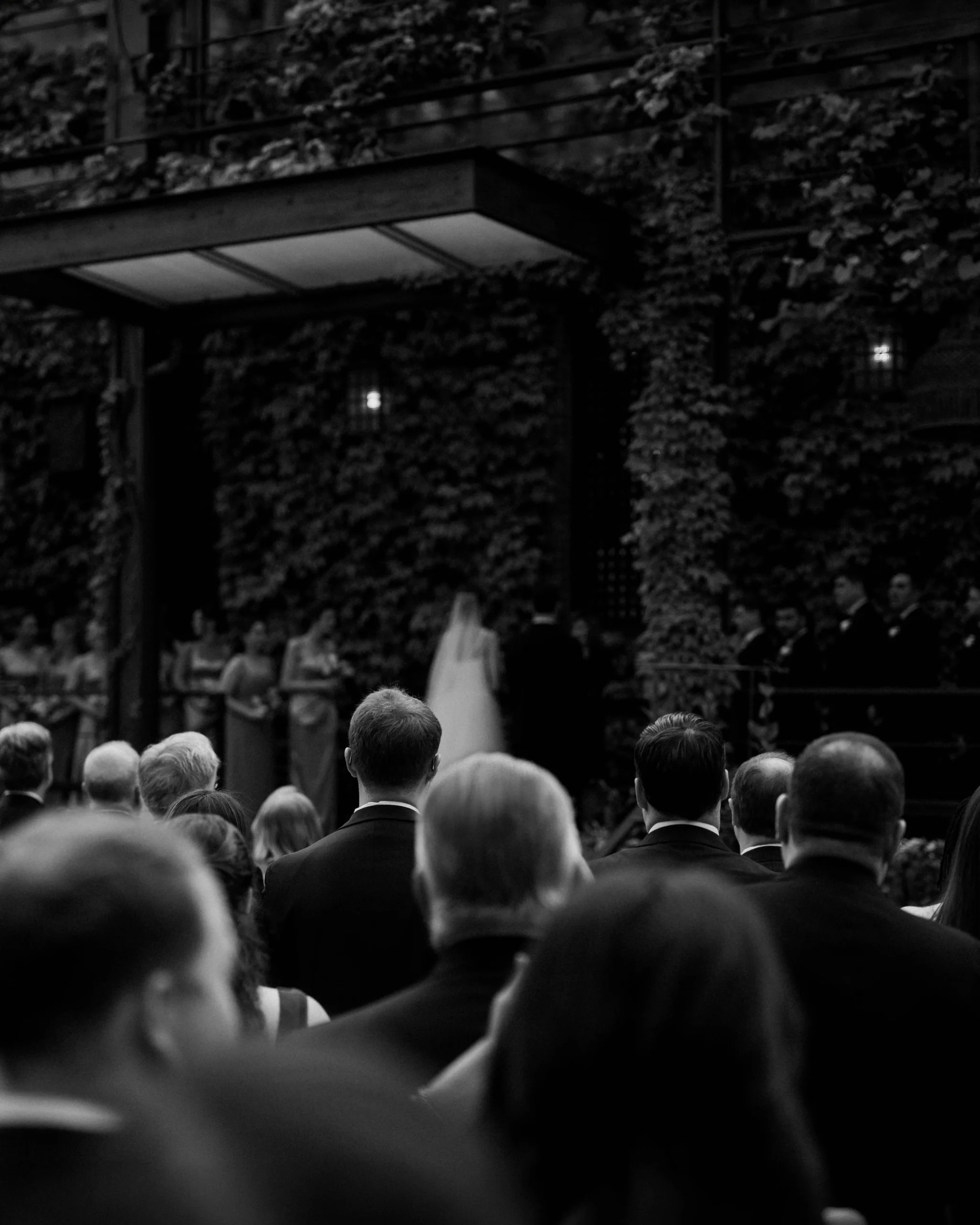 Emotional wedding ceremony at The Foundry NYC